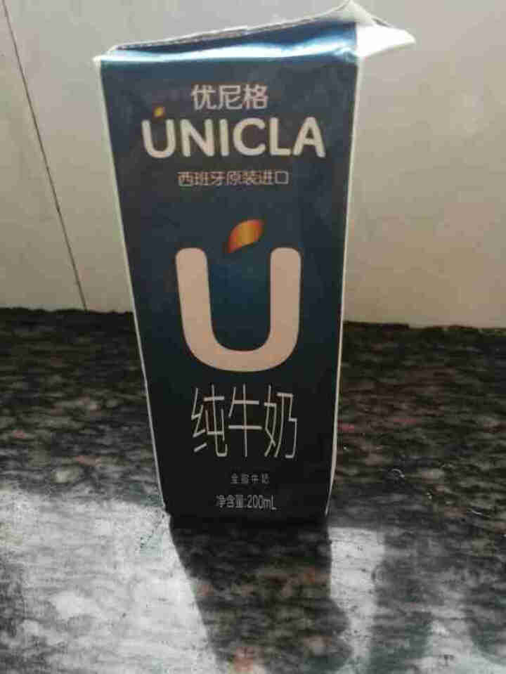 优尼格(Unicla) 进口纯牛奶西班牙原装高钙全脂牛奶200ml*12盒整箱装 单盒200ml怎么样，好用吗，口碑，心得，评价，试用报告,第3张