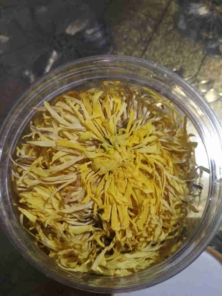 茶叶 花草茶 菊花茶大朵一杯一朵独立包装 金丝皇菊罐装40,第3张