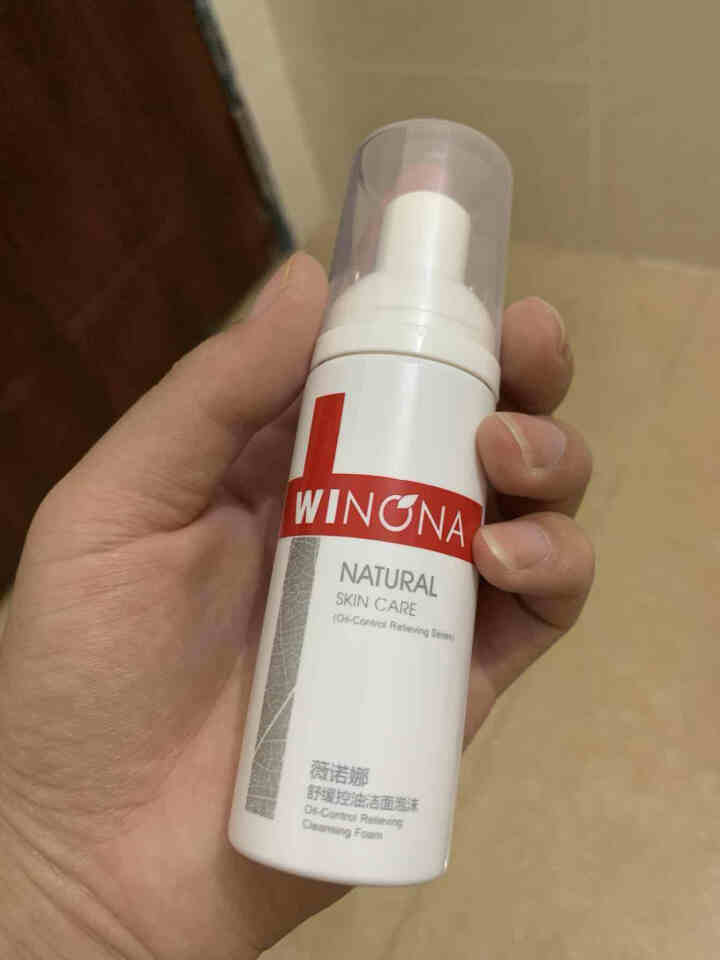 薇诺娜（WINONA）舒缓控油洁面泡沫50ml（洁面 氨基酸洗面奶 泡沫洗面奶 油痘肌敏感肌肤男女）怎么样，好用吗，口碑，心得，评价，试用报告,第3张