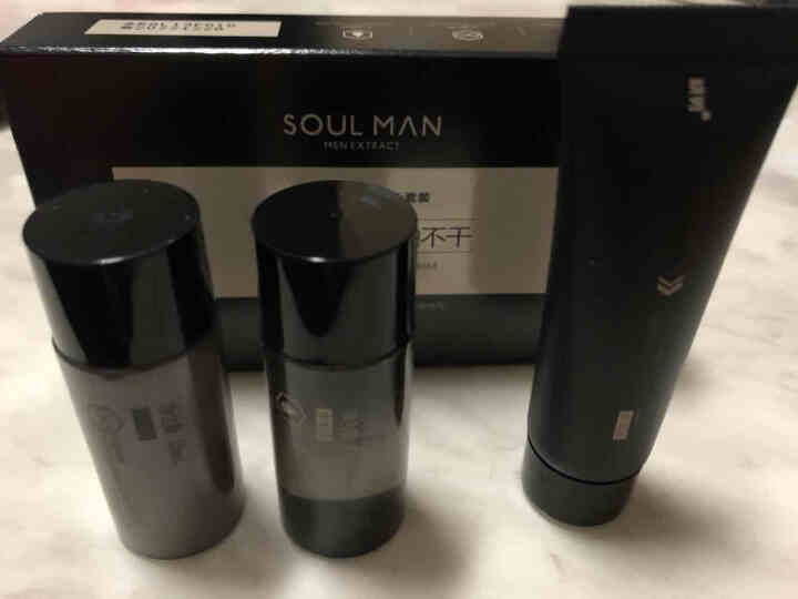 极男【SOUL MAN】植萃男士护肤品套装 旅行装出差用（洗面奶15ml+水15ml+乳液15ml） 平衡护肤旅行装怎么样，好用吗，口碑，心得，评价，试用报告,第4张