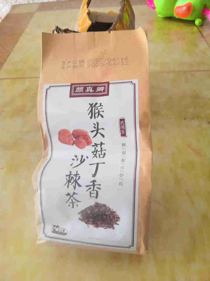 颜真卿猴头菇丁香沙棘茶 茯苓山楂橘皮开胃护肝暖养生茶组合花茶 120g/袋 1袋装怎么样，好用吗，口碑，心得，评价，试用报告,第4张