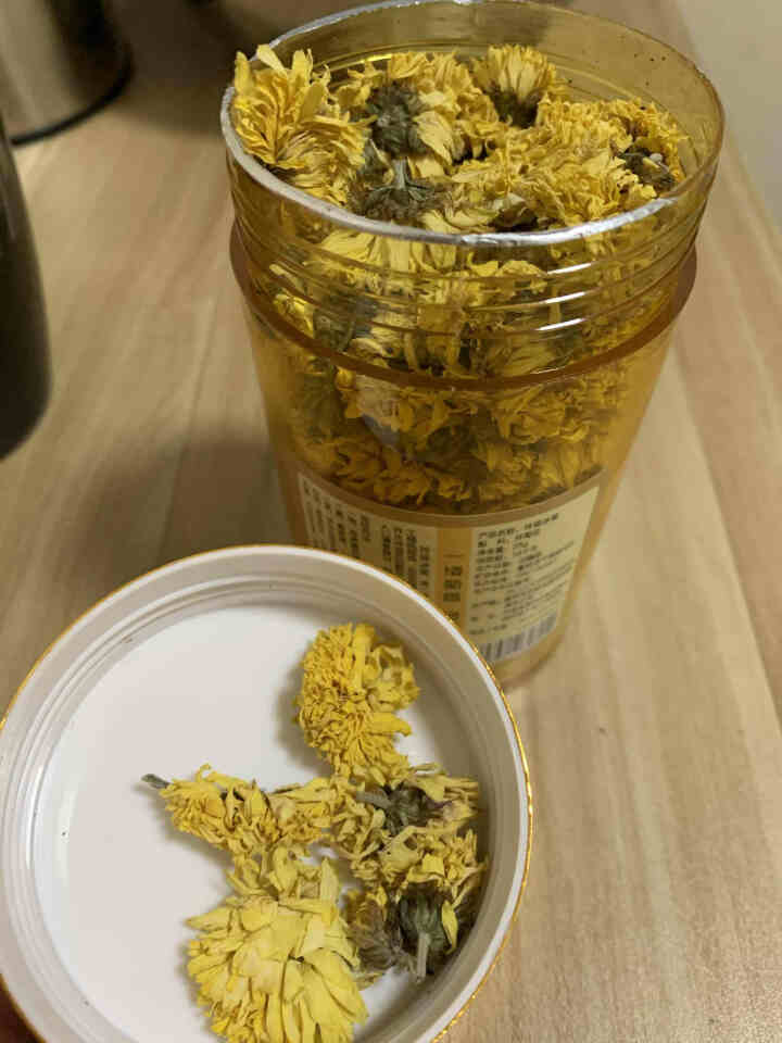 怀菊花茶玲珑冰菊正品 河南焦作怀菊花云台元芙菊玲珑菊怀菊花菊花茶 非特级雁门冰菊 [买2送1]玲珑冰菊25g*1罐怎么样，好用吗，口碑，心得，评价，试用报告,第4张