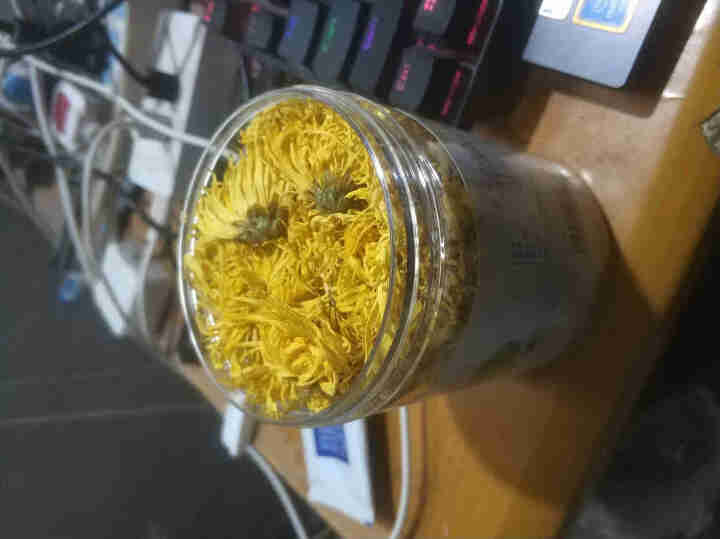 买一送一分宁菊花茶 金丝皇菊一朵一杯约50朵 修水贡菊去火下火明目凉茶搭特级胎菊枸杞金银花 罐装 1罐共25g怎么样，好用吗，口碑，心得，评价，试用报告,第2张