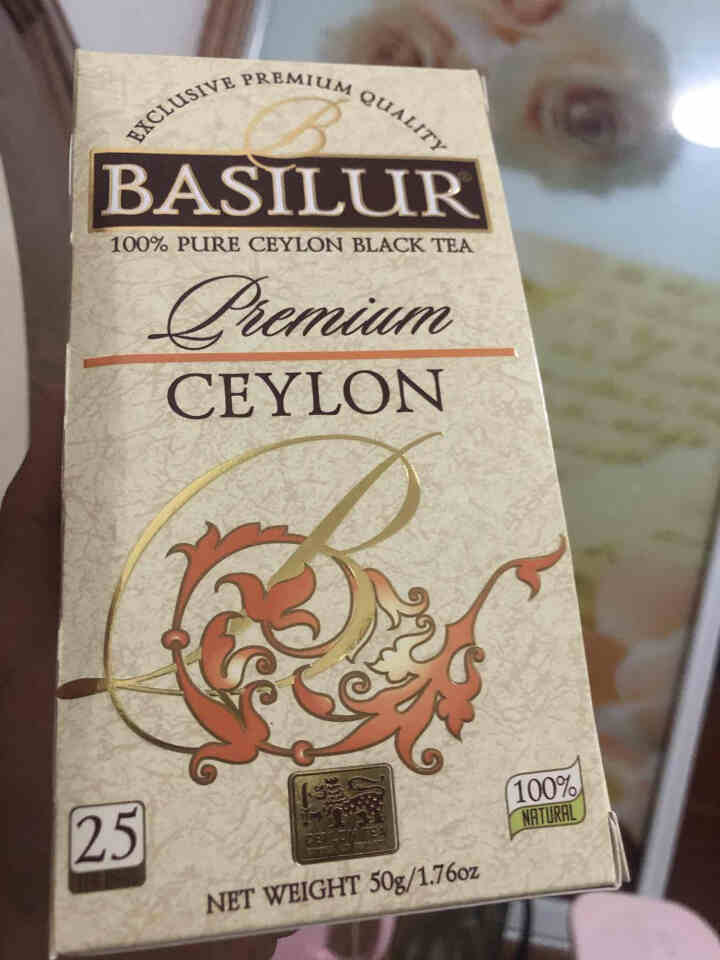 Basilur宝锡兰优选锡兰红茶包25袋泡茶 进口红茶茶包可做港式奶茶怎么样，好用吗，口碑，心得，评价，试用报告,第2张