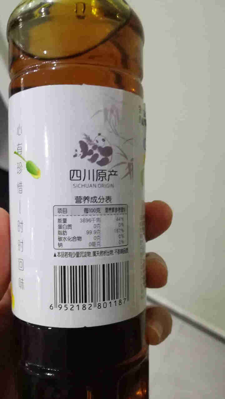 川府之翼 食用油 非转基因 火炒小榨 原香菜籽油400ml怎么样，好用吗，口碑，心得，评价，试用报告,第4张