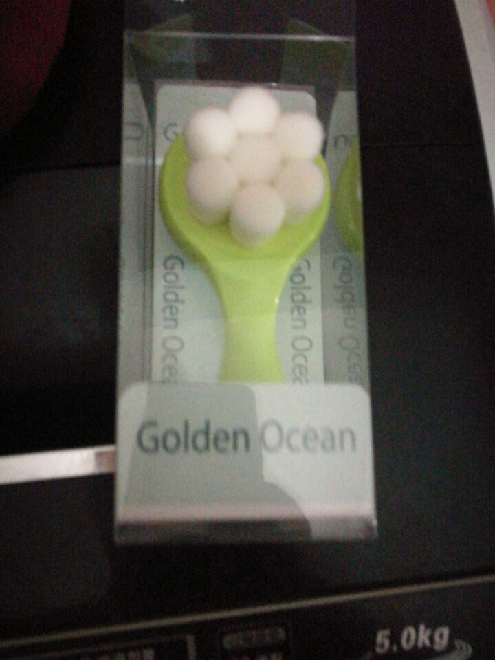 GoldenOcean金海洋梅花双面洗脸刷 站立式软毛硅胶洗脸刷 去黑头去角质 洗脸扑洁面刷 草绿色怎么样，好用吗，口碑，心得，评价，试用报告,第2张