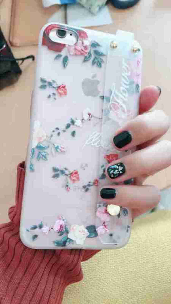 蝶尊 苹果7手机壳 苹果8手机壳硅胶防摔磨砂软壳iphone8plus半透明7p女款文艺潮 玫瑰花+送钢化膜 苹果7/8怎么样，好用吗，口碑，心得，评价，试用报,第2张