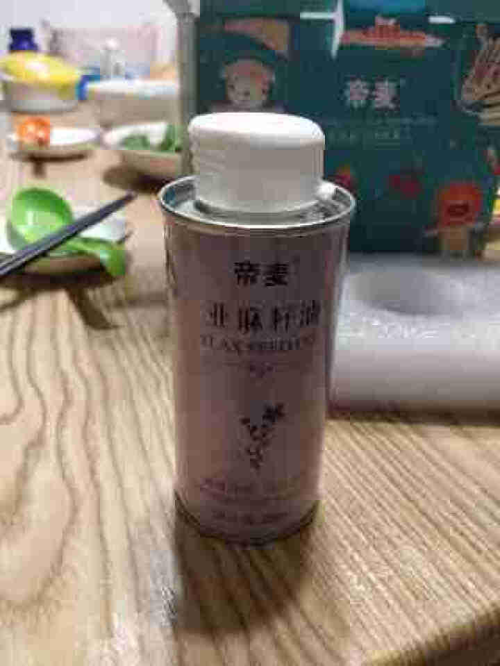 帝麦 物理冷榨核桃油200ml+亚麻籽油200ml礼盒1+1食用油组合装 适用于婴幼儿怎么样，好用吗，口碑，心得，评价，试用报告,第3张