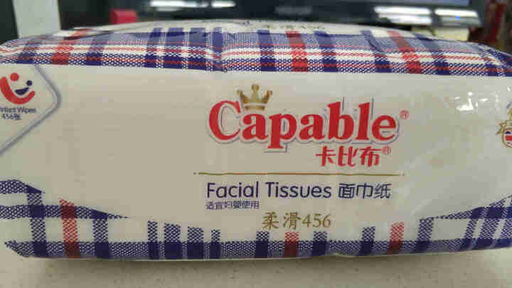 卡比布 Capable 抽纸 干纸巾  妇婴适用 宝宝新生儿干用 456片装怎么样，好用吗，口碑，心得，评价，试用报告,第2张