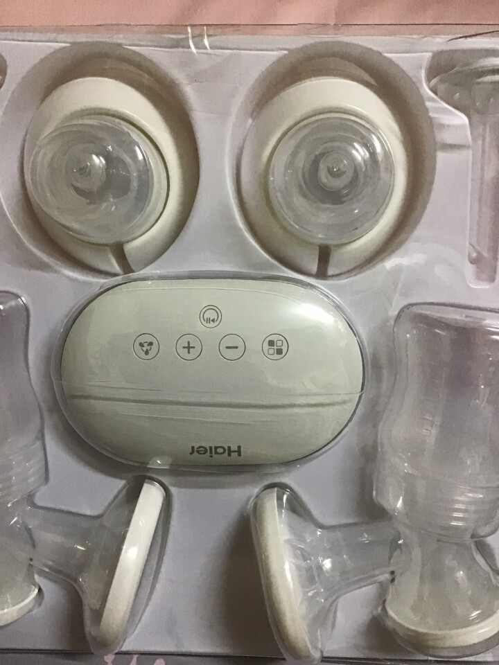 海尔（Haier） 无痛变频电动吸奶器双边电动吸乳器充电式静音挤奶器仿真奶瓶拔奶器HBN,第3张