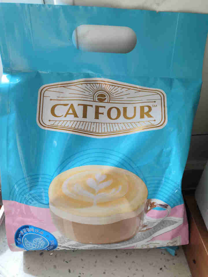 Catfour 卡布奇诺咖啡160条/40条 特浓提神速溶三合一咖啡粉600g 正品特惠 卡布奇诺 蓝山风味40条 卡布奇诺40条买送杯怎么样，好用吗，口碑，心,第3张