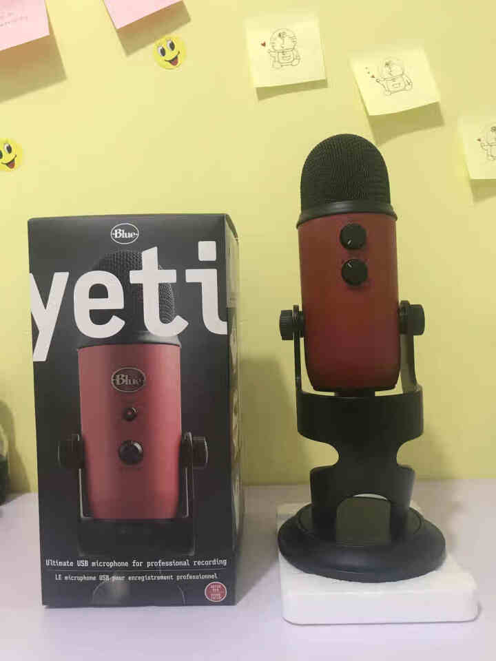 罗技（Logitech） Blue Yeti USB麦克风专业电容话筒 K歌录音主播直播苹果微软通用 「电台播音级」波尔多红怎么样，好用吗，口碑，心得，评价，试,第2张