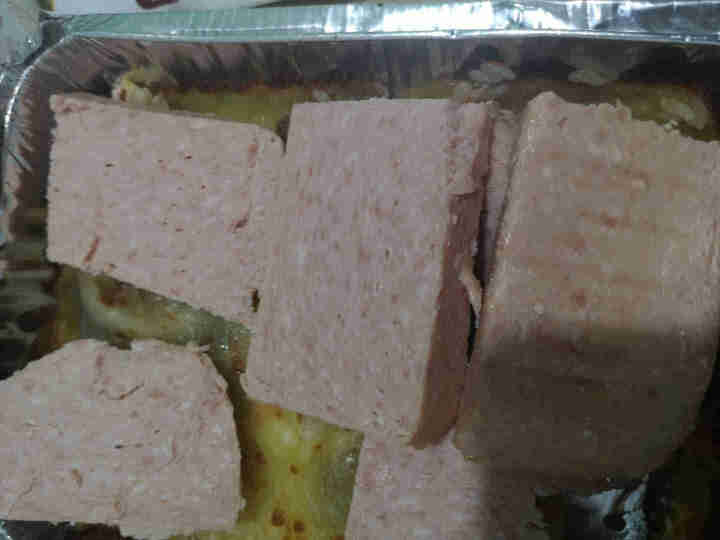 世棒（SPAM）午餐肉罐头蒜香口味198g 开罐即食早餐三明治火锅烧烤麻辣香锅泡面搭档怎么样，好用吗，口碑，心得，评价，试用报告,第2张