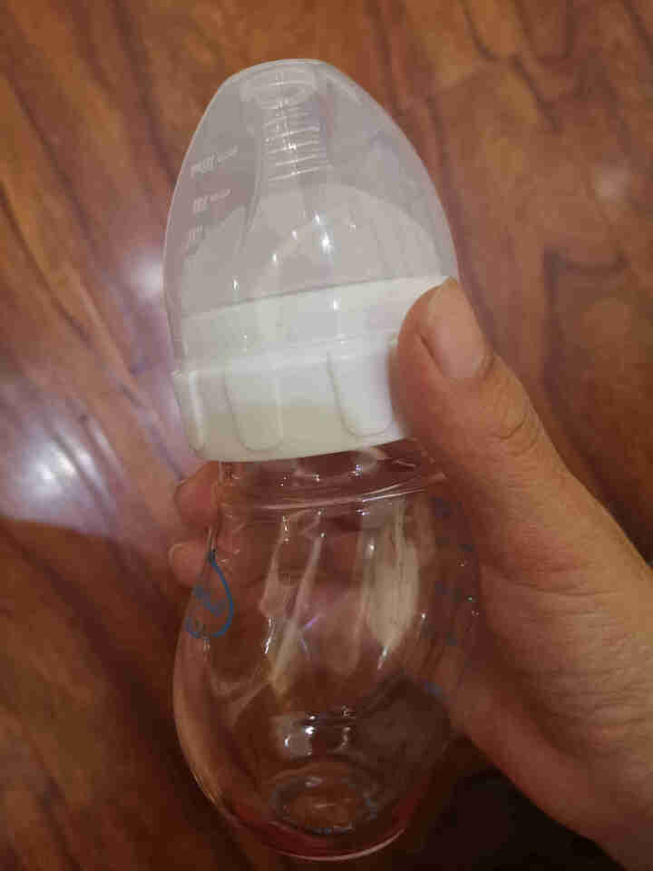 邦霏Bornfair进口新生婴儿仿真母乳质感宽口径玻璃防胀气防呛奶瓶150ML（配SS号奶嘴） 初生婴儿专用奶瓶150ML（配SS号奶嘴）怎么样，好用吗，口碑，,第3张