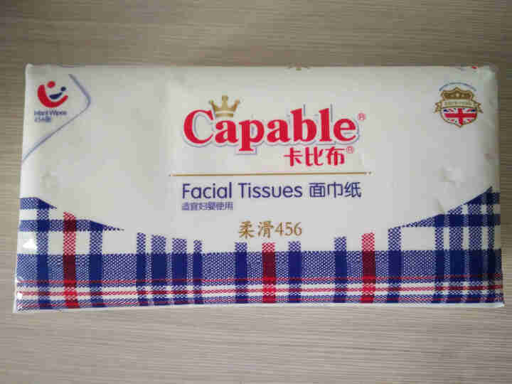 卡比布 Capable 抽纸 干纸巾  妇婴适用 宝宝新生儿干用 456片装怎么样，好用吗，口碑，心得，评价，试用报告,第2张