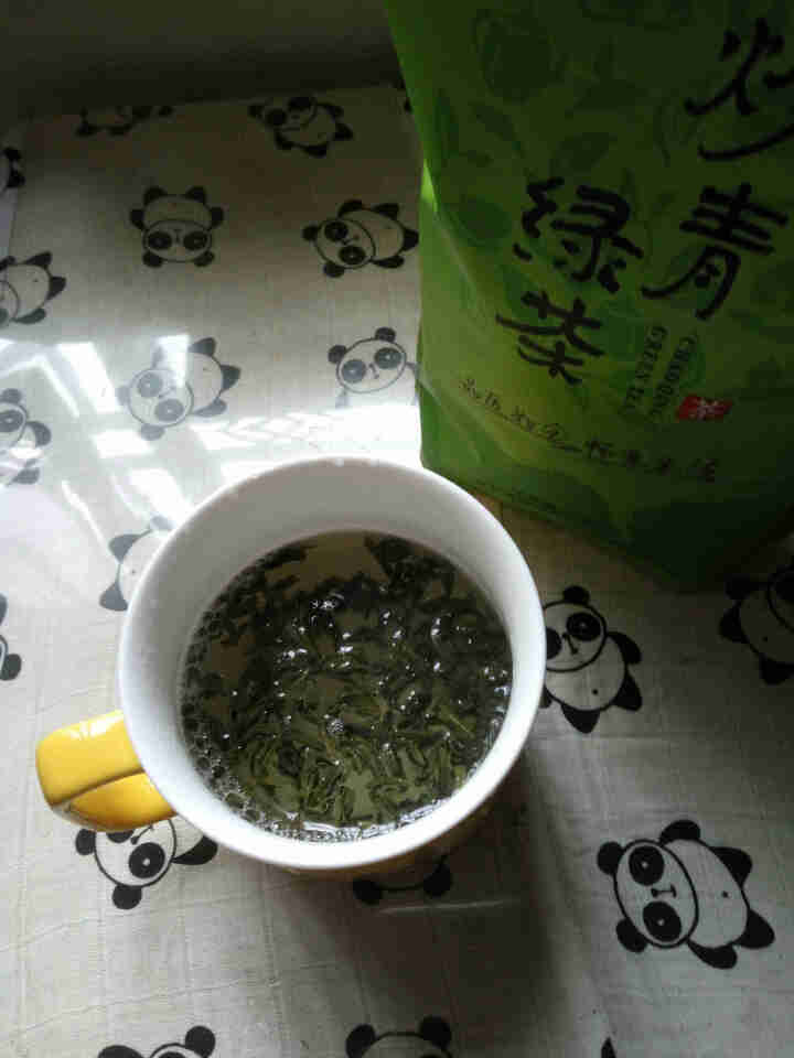 绿茶茶叶2019新茶春茶高山云雾茶叶绿茶袋装茶包散装日照清溪沟贡茶旗舰店湖北宜昌口粮炒青绿茶250g 草绿色怎么样，好用吗，口碑，心得，评价，试用报告,第4张