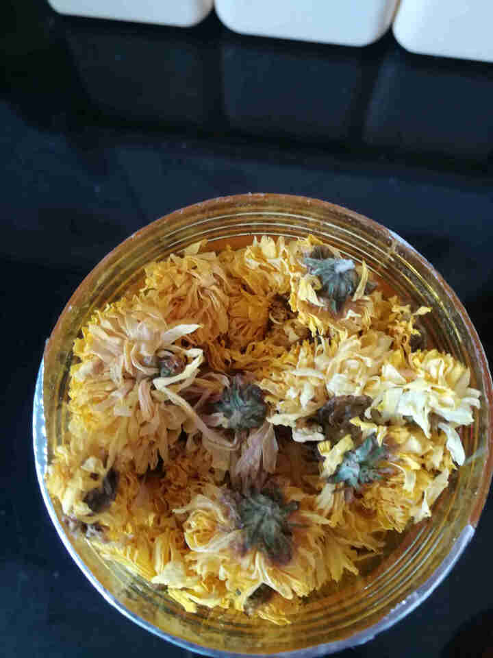 怀菊花茶玲珑冰菊正品 河南焦作怀菊花云台元芙菊玲珑菊怀菊花菊花茶 非特级雁门冰菊 [买2送1]玲珑冰菊25g*1罐怎么样，好用吗，口碑，心得，评价，试用报告,第3张