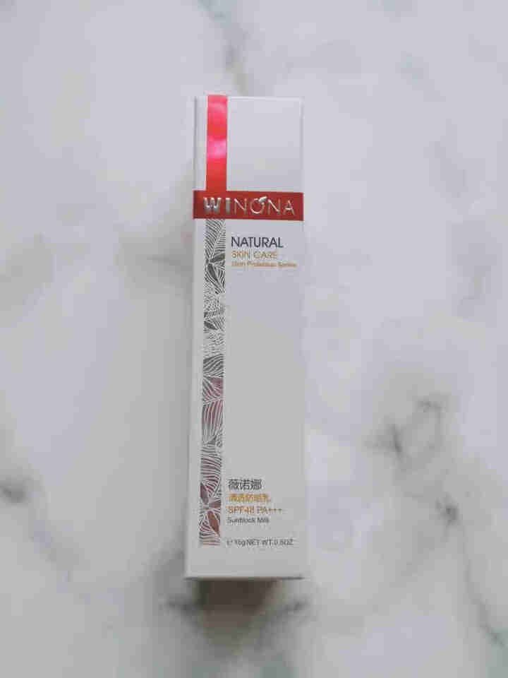 薇诺娜（WINONA）清透防晒乳15g SPF48 PA+++（防晒霜 防晒乳 敏感肌肤适用）怎么样，好用吗，口碑，心得，评价，试用报告,第2张