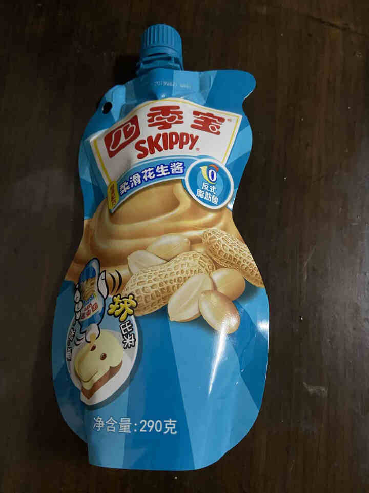 四季宝（SKIPPY）柔滑花生酱 挤压装 290g 火锅蘸料 烘焙原料怎么样，好用吗，口碑，心得，评价，试用报告,第2张