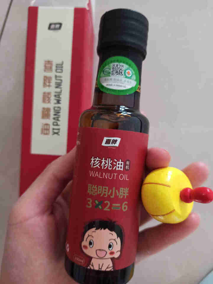 喜胖（XIPANG）有机核桃油100ml 物理冷榨 适用于儿童及孕妇食用油怎么样，好用吗，口碑，心得，评价，试用报告,第3张