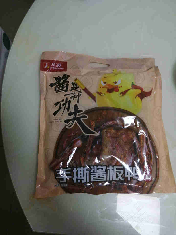 华英撕烤官 酱板鸭湖南常德 特产风干板鸭香辣熟食零食小吃微辣 280g香辣怎么样，好用吗，口碑，心得，评价，试用报告,第2张