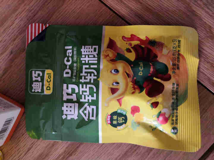 迪巧儿童补钙小孩含钙软糖水果味 五粒装怎么样，好用吗，口碑，心得，评价，试用报告,第4张