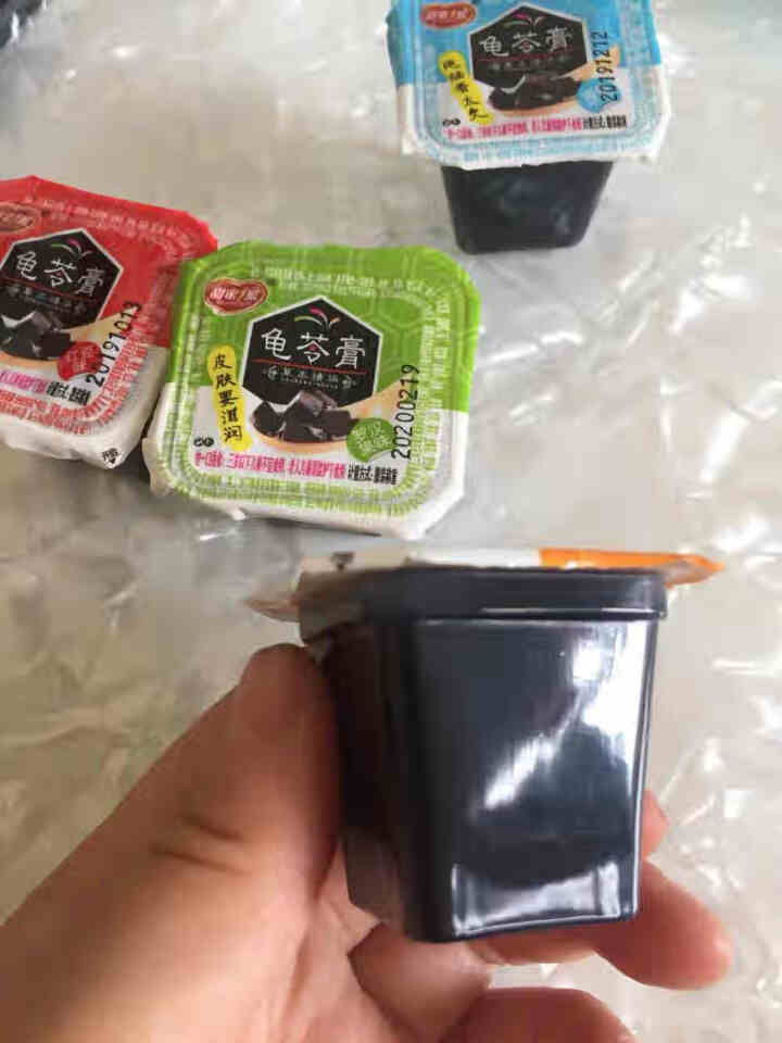 甜蜜1派 龟苓膏小果冻300g散装红豆味原味金银花罗汉果多口低脂健康零食500g即食果冻适宜男女老少 混合味150g怎么样，好用吗，口碑，心得，评价，试用报告,第3张