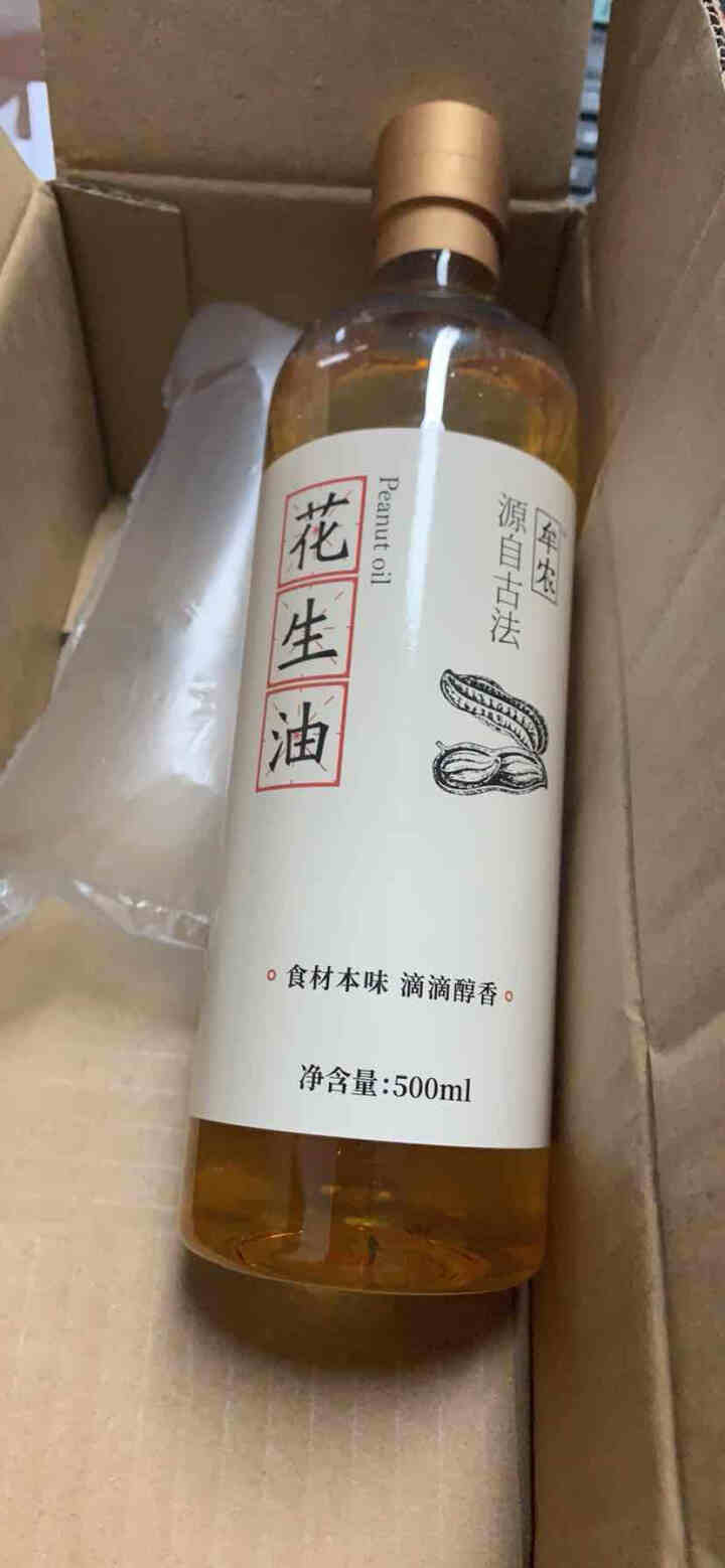 牟农 食用油 古法压榨Ⅱ 花生油500ml 烟台恒邦出品怎么样，好用吗，口碑，心得，评价，试用报告,第2张