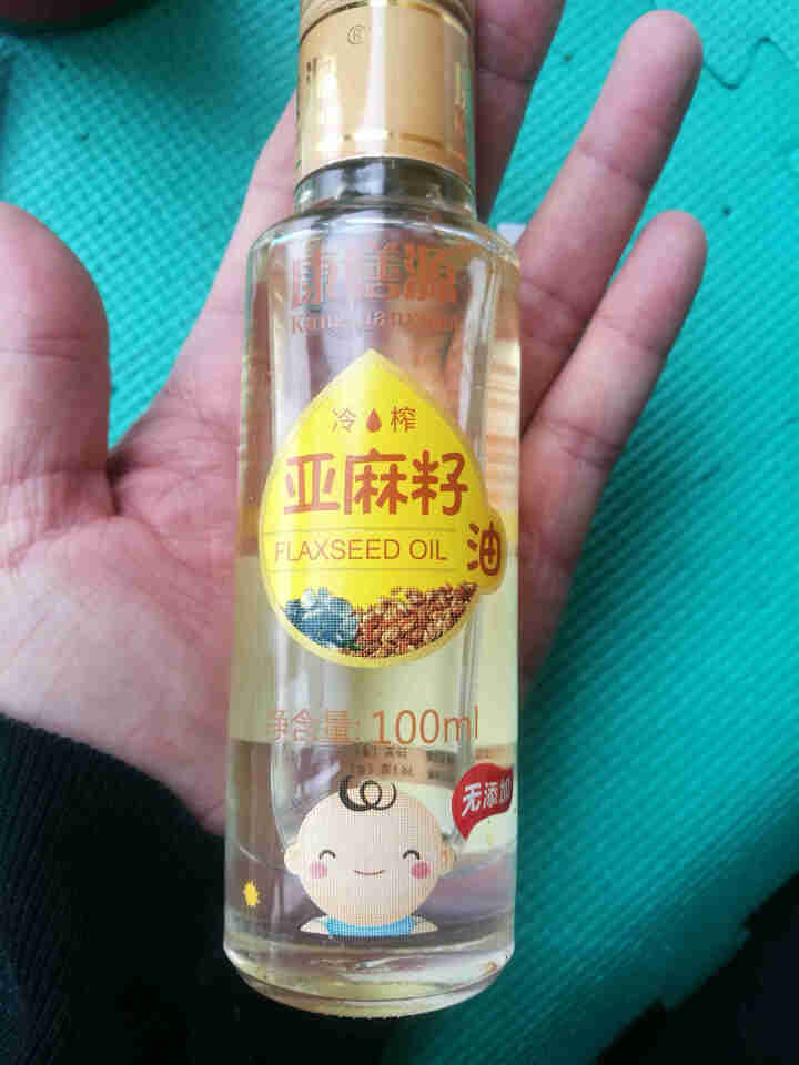 康膳源 纯亚麻籽油100ml 食用油天然胡麻仁油月子油内蒙 一级初冷榨怎么样，好用吗，口碑，心得，评价，试用报告,第2张