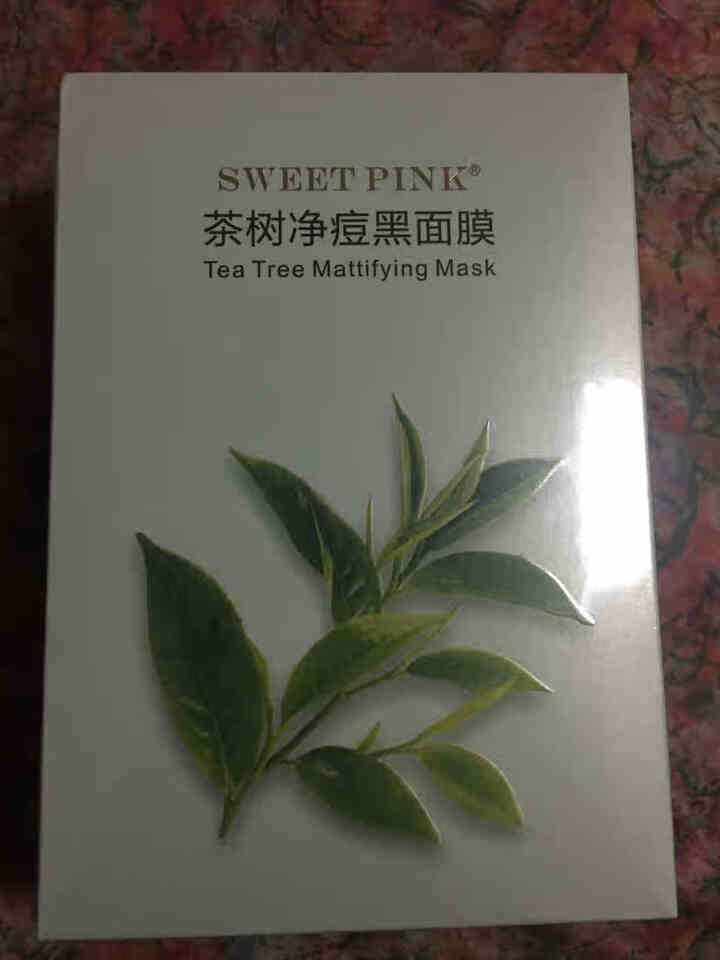 粉色安琪茶树精油面膜女清洁补水保湿提亮肤色收缩毛孔紧致控油亮肤睡眠晒后修复面膜贴男士 10片一盒怎么样，好用吗，口碑，心得，评价，试用报告,第2张