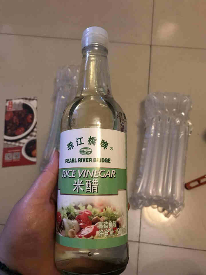 珠江桥牌米醋家用纯粮酿造食用白醋小瓶调料调味品4度500mlx2瓶怎么样，好用吗，口碑，心得，评价，试用报告,第3张