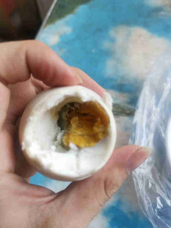 购食惠 双黄咸鸭蛋 双黄蛋 白洋淀油黄咸蛋熟 1枚装110g怎么样，好用吗，口碑，心得，评价，试用报告,第3张