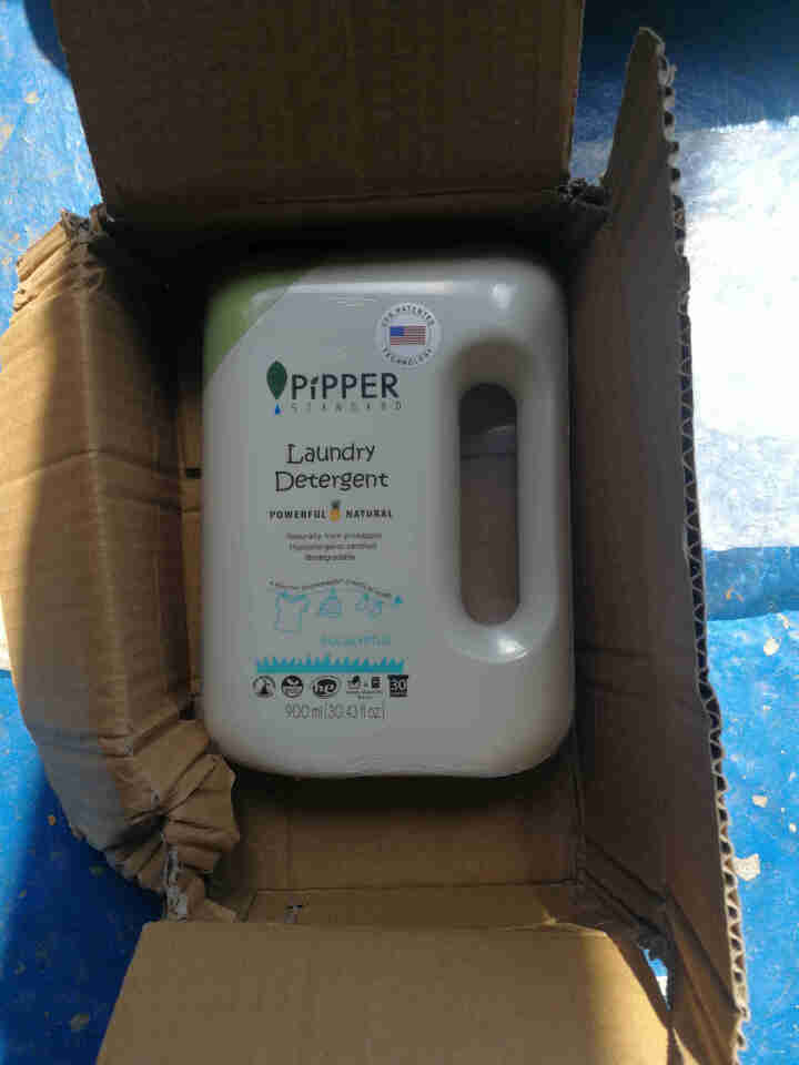 PIPPER 洗衣液尤加利香 900ml 婴儿洗衣液 植物酵素 尤加利香型怎么样，好用吗，口碑，心得，评价，试用报告,第4张