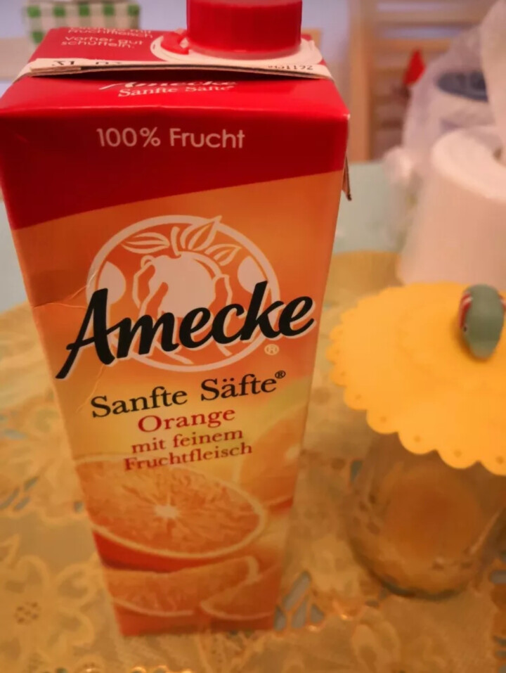 爱美可（Amecke） 爱美可Amecke 果汁德国进口果汁新鲜日期鲜榨果汁果肉橙汁1L进口饮料果汁怎么样，好用吗，口碑，心得，评价，试用报告,第2张