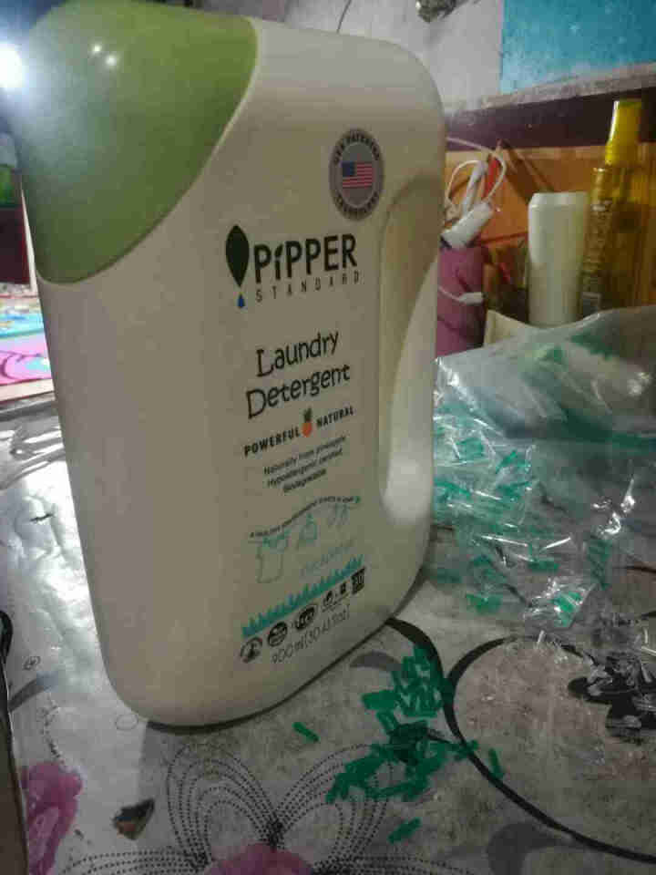 PIPPER 洗衣液尤加利香 900ml 婴儿洗衣液 植物酵素 尤加利香型怎么样，好用吗，口碑，心得，评价，试用报告,第6张