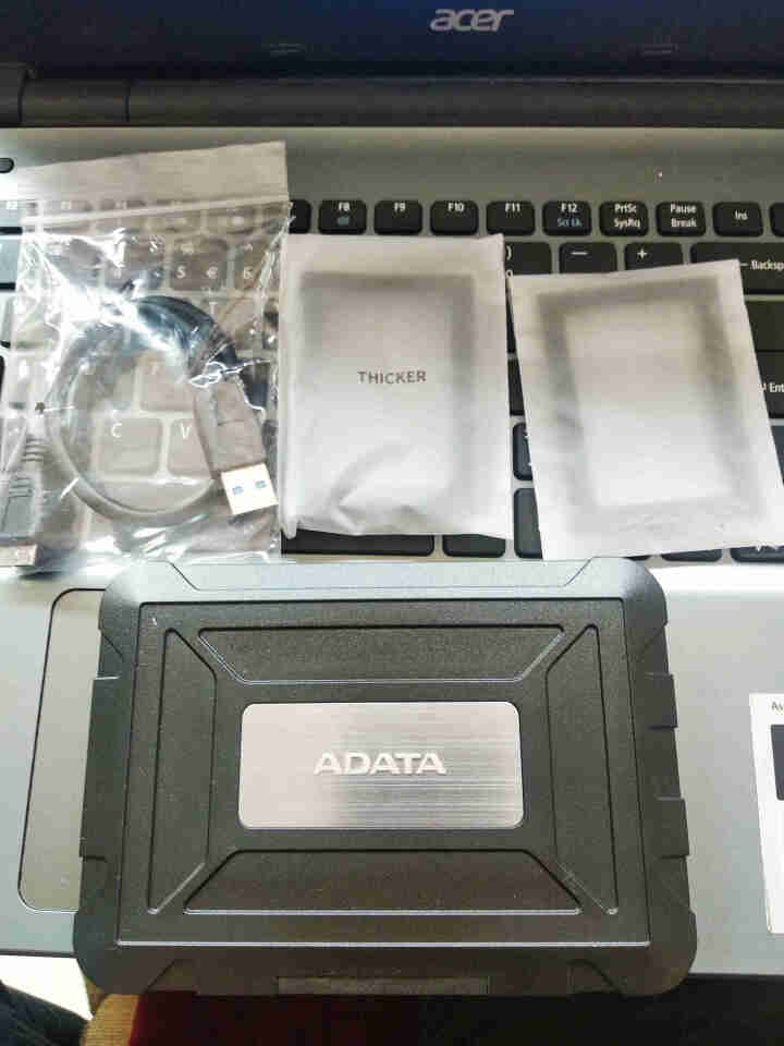 威刚（AData） 移动硬盘盒 USB3.1 ED600（IP54三防 三秒拆装） 黑色怎么样，好用吗，口碑，心得，评价，试用报告,第3张