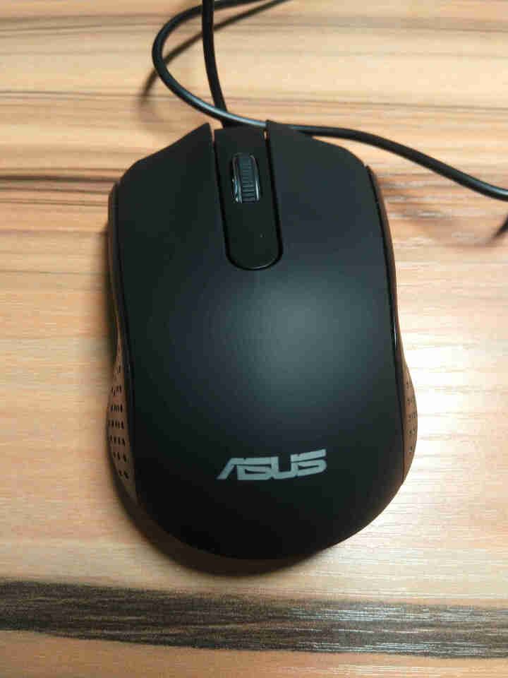 华硕（ASUS） 有线USB鼠标 笔记本台式电脑通用家用鼠标黑色 AE,第3张