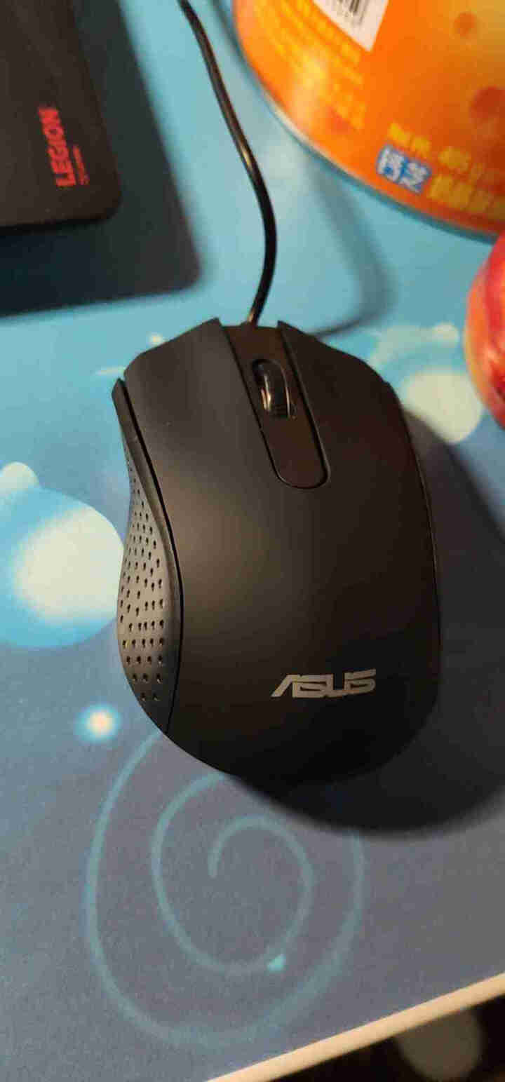 华硕（ASUS） 有线USB鼠标 笔记本台式电脑通用家用鼠标黑色 AE,第2张