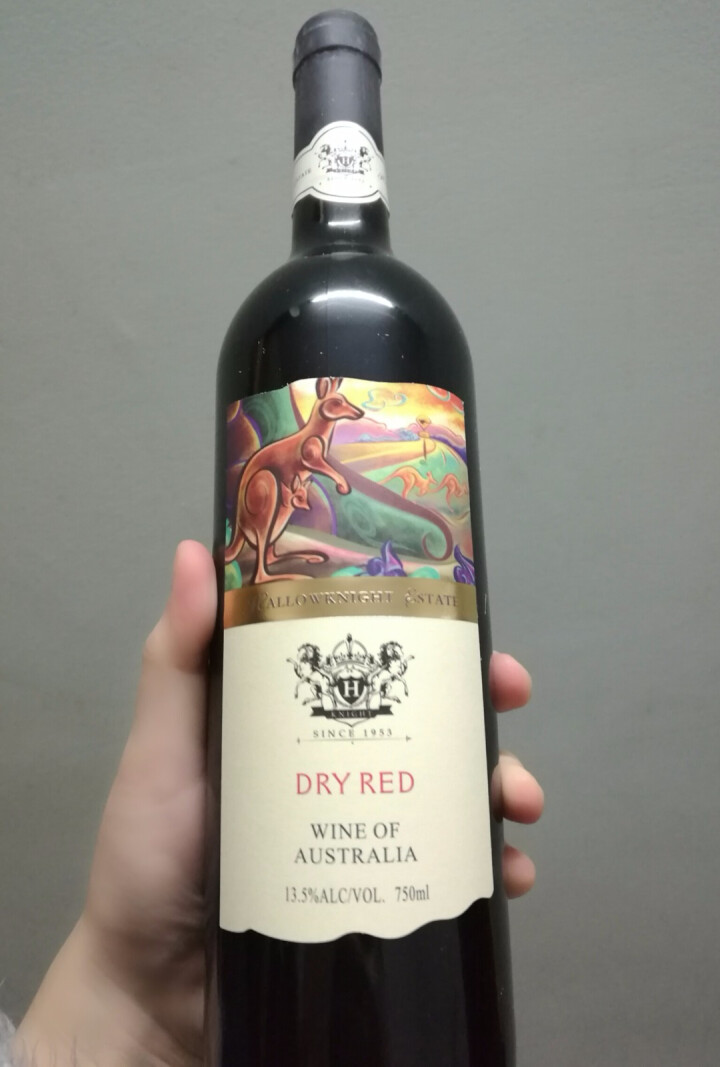 圣骑庄园澳洲原瓶进口混酿干红葡萄酒750ml红酒彩标袋鼠混酿1瓶单支装