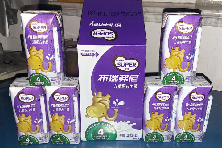 法国原装进口 圣元(synutra)优博 布瑞弗尼 4段儿童配方牛奶(适合3岁