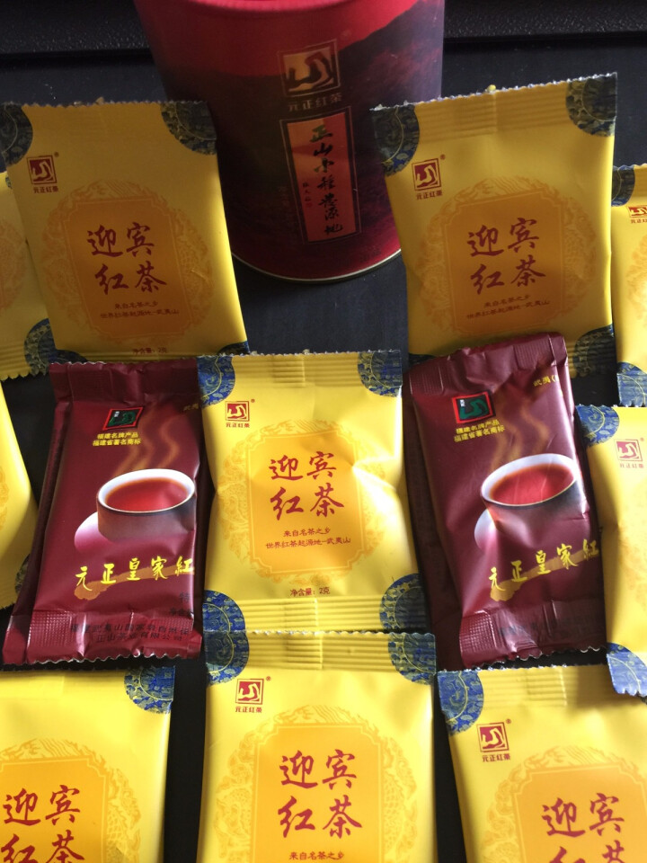 食品饮料新品上市正山堂茶业元正迎宾红茶茶叶正山小种k口粮茶2g10袋