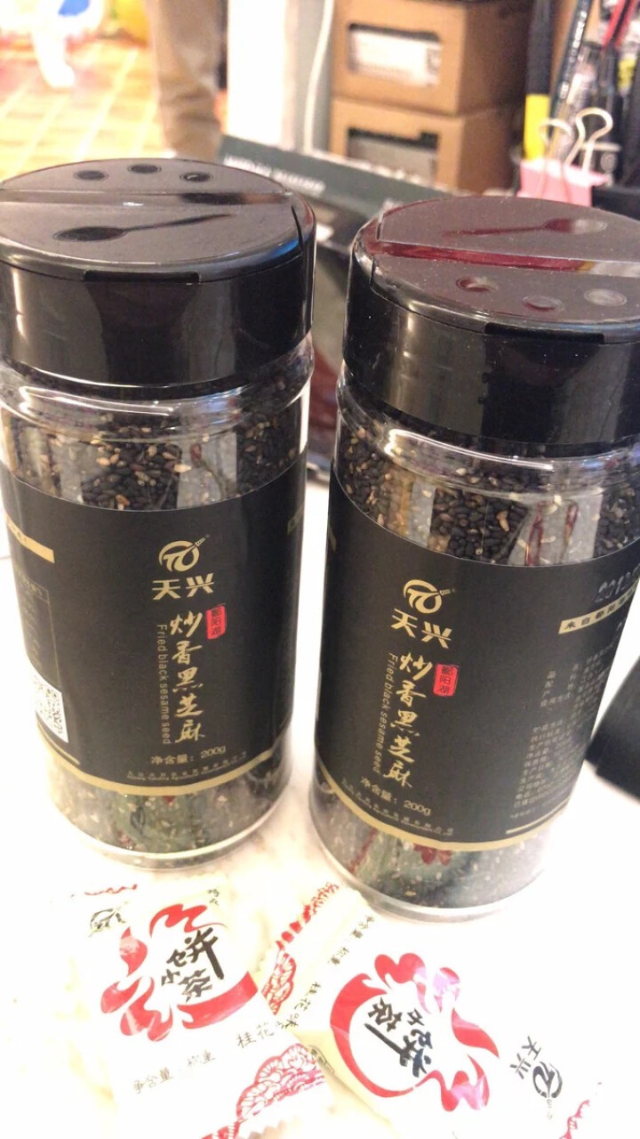 天兴 炒香黑芝麻 200g罐装 免洗即食 鄱阳湖特产怎么样，好用吗，口碑，心得，评价，试用报告,第4张