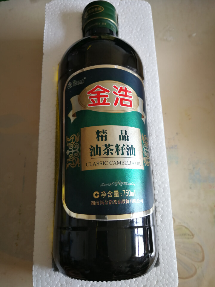 金浩茶油 冷榨精品油茶籽油750ml单支礼盒装怎么样，好用吗，口碑，心得，评价，试用报告,第3张