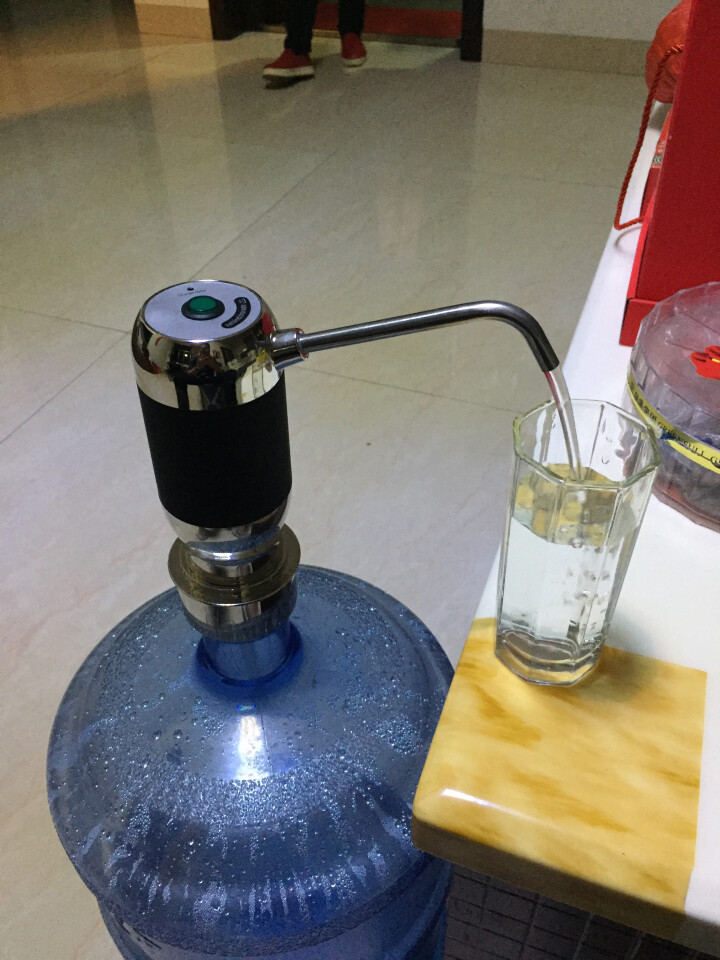 纳居(naju) 电动抽水器桶装水压水器大桶水抽水器无线