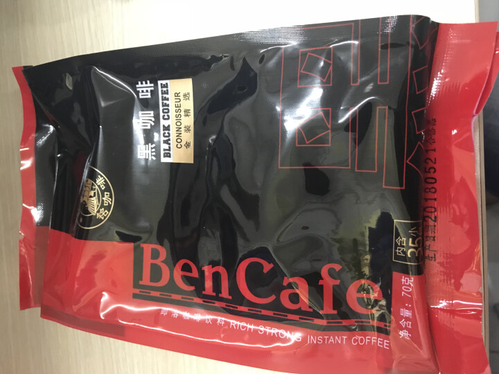 铭（ben） 新品 铭咖啡金装黑咖啡2gX35速溶咖啡纯咖啡粉无糖无奶添加特浓咖啡香醇苦咖啡70g 70怎么样，好用吗，口碑，心得，评价，试用报告,第3张