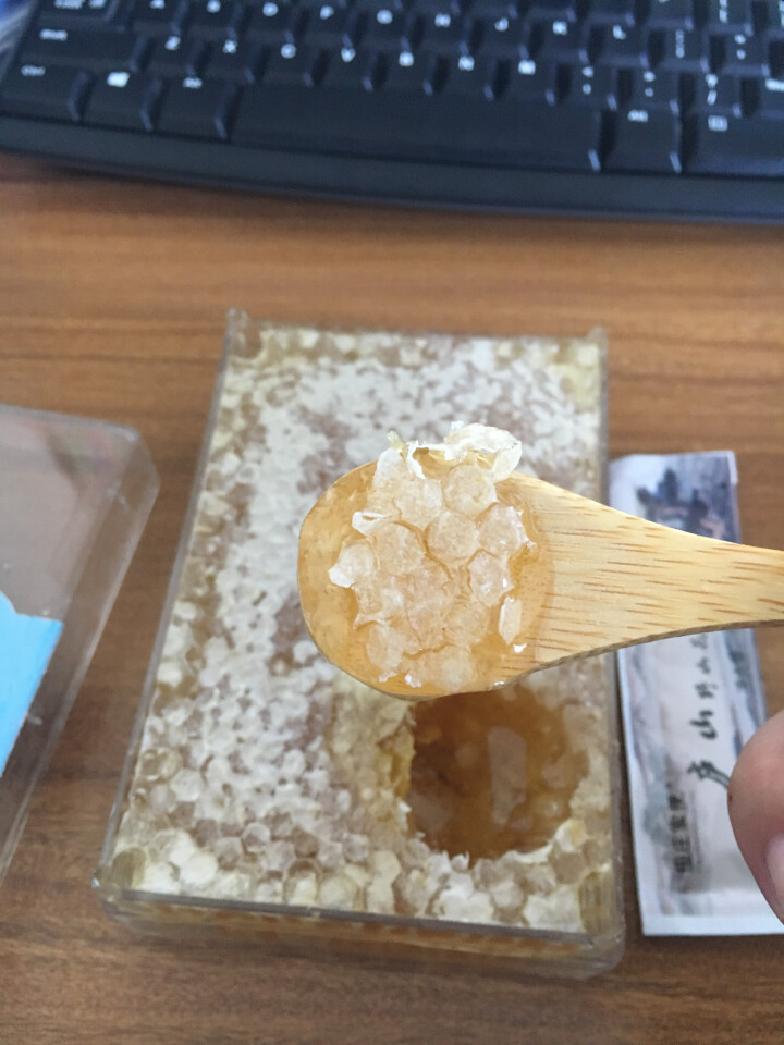 田庄蜜使 蜂巢蜜 500g庐山西海百花土蜂蜜江西特产怎么样，好用吗，口碑，心得，评价，试用报告,第4张