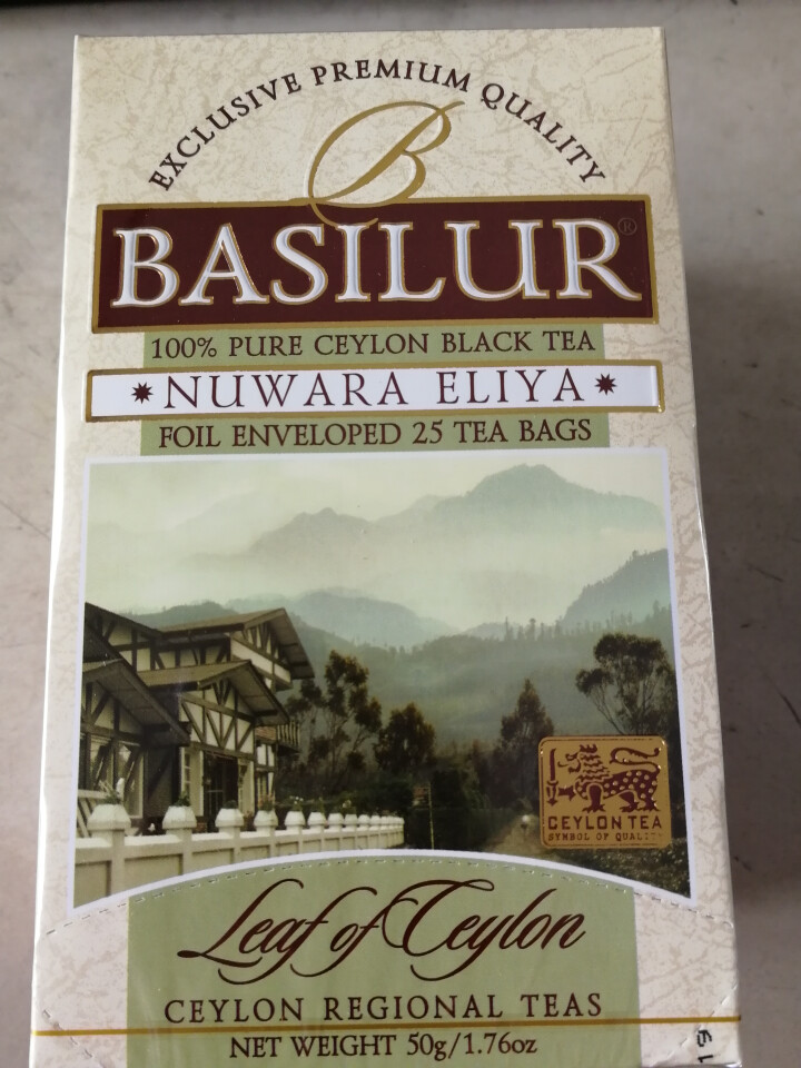 【原装进口斯里兰卡红茶】宝锡兰BASILUR锡兰叶系列努沃勒埃利耶产区茶叶红茶茶包25片 锡兰红茶包怎么样，好用吗，口碑，心得，评价，试用报告,第3张