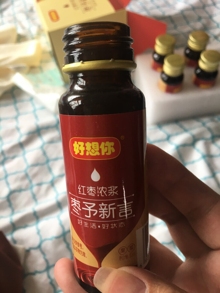 好想你 枣予新言红枣浓浆50ml*6瓶 果浆浓缩汁