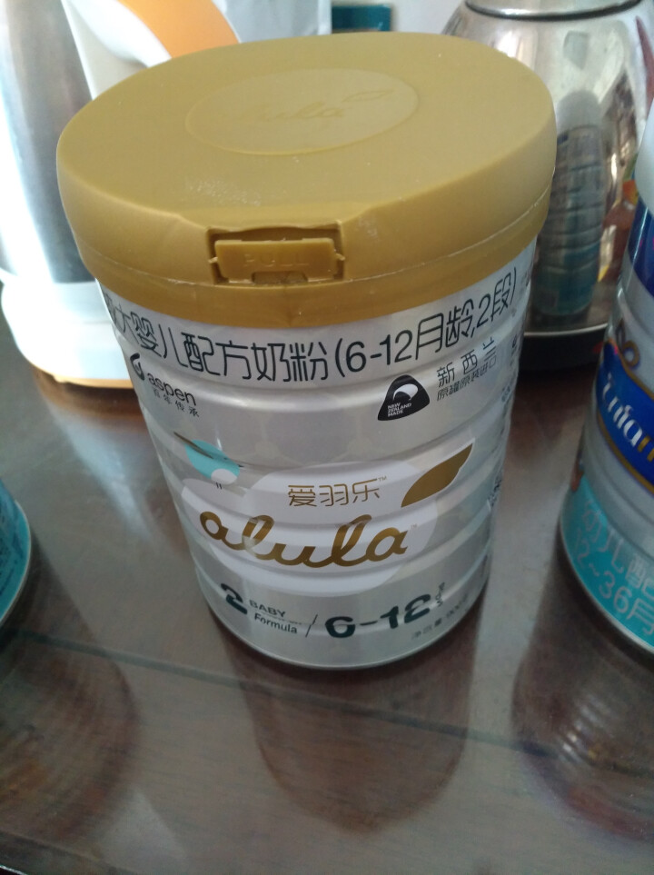 爱羽乐alula较大婴儿配方奶粉2段612个月900g新西兰原装进口