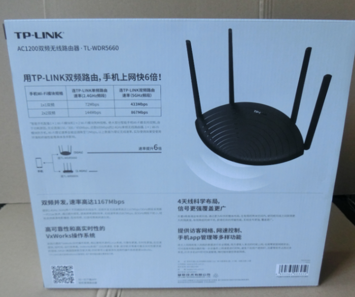 tplinktlwdr56601200m5g双频千兆智能无线ap企业路由器wifi稳定穿墙王